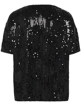 Kaffe Nicole sort Bluse