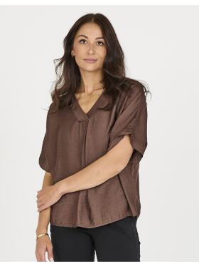 Nü Denmark Cinda brun Bluse Nü Denmark Cinda brun Bluse