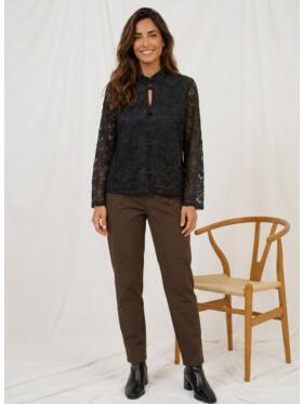 Marta Du Chateau Senecia sort Bluse Marta Du Chateau Senecia sort Bluse