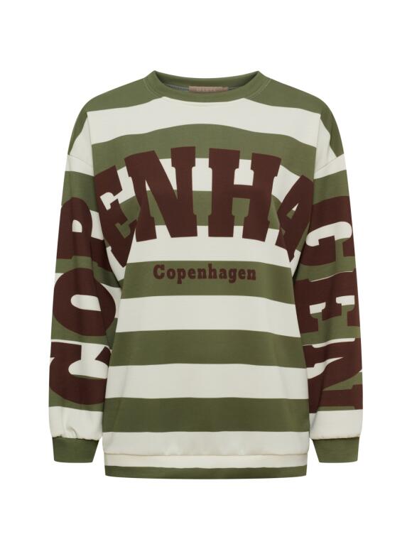 Marta Du Château - Marta Du Chateau Nerina army Sweat-Shirt Marta Du Château - Marta Du Chateau Nerina army Sweat-Shirt