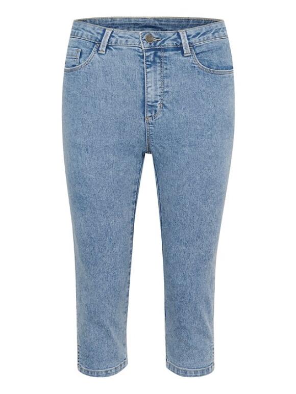 Kaffe - Kaffe Vicky lys denim piratbuks