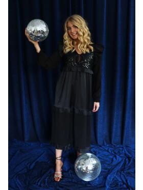 Liberte` Essentiel Nor sort Kjole Liberte` Essentiel Nor sort Kjole