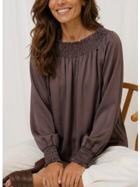 Marta Du Chateau Verona brun Bluse