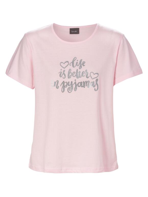 Trofé - Trofè lyserød pyjamas t-shirt