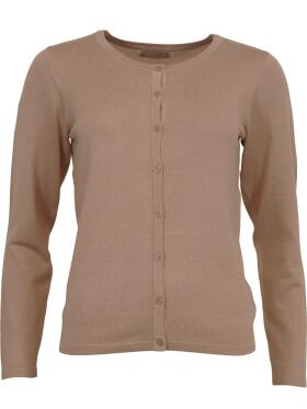 Ofelia - Ofelia sandfarvet Fri cardigan