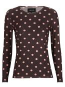 Libertè Essentiel - Libertè Essentiel Mesh plum Bluse