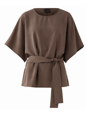 One Two Luxzuz Irka brun Bluse