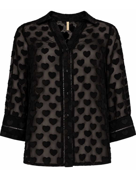 Ofelia - Ofelia Myshirt sort skjorte Ofelia - Ofelia Myshirt sort skjorte