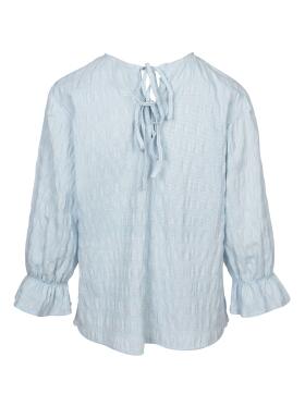 One Two Luxzuz Constan lyseblå Bluse