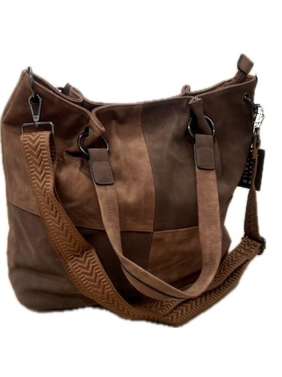 Lisbeth Merrild - Lisbeth Merrild brun shopper taske