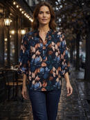 Ofelia - Ofelia Honny blå Skjorte/bluse Ofelia - Ofelia Honny blå Skjorte/bluse