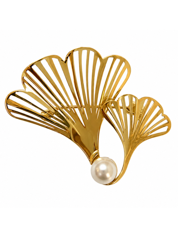 Three M - Three M blad broche