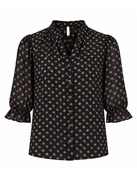Ofelia - Ofelia Lou sort Skjorte/bluse Ofelia - Ofelia Lou sort Skjorte/bluse