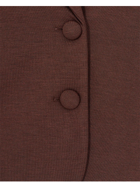 Freequent mørk brun Nanni blazer
