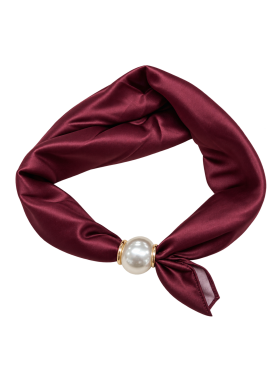 Lisbeth Merrild bordeaux magnet Tørklæde