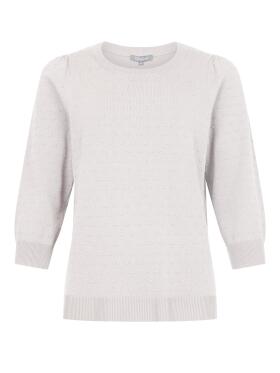Sunday 6741 offwhite strik bluse