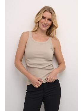 Kaffe Carna beige top