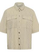 Kaffe - Kaffe Naya khaki skjorte