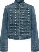 One Two Luxzuz - One Two Luxzuz Zantro blå denim Jakke One Two Luxzuz - One Two Luxzuz Zantro blå denim Jakke