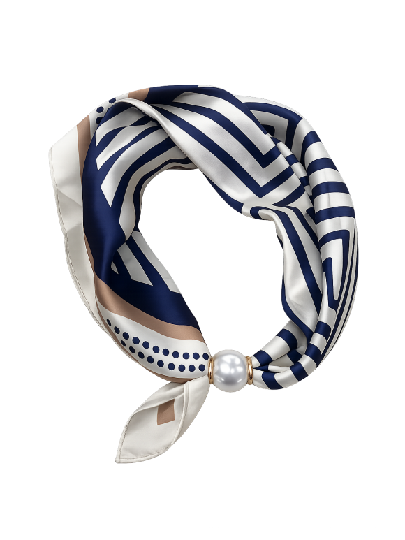 Lisbeth Merrild - Lisbeth Merrild 5EC45 stribet tørklæde