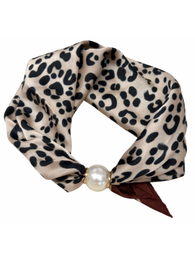 Lisbeth Merrild 5EC45 dyreprint Tørklæde