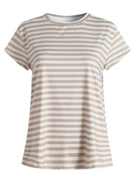 Libertè Alma beige stribet T-Shirt