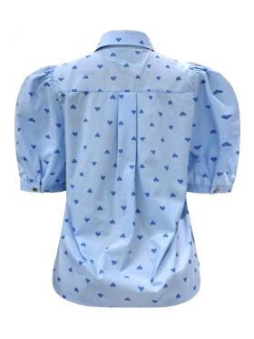 Libertè Essentiels Flora lyseblå Skjorte/bluse