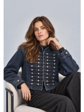 One Two Luxzuz Zantro blå denim Jakke