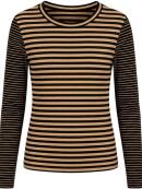 One Two Luxzuz - One Two Luxzuz Zegzag mocca t-shirt One Two Luxzuz - One Two Luxzuz Zegzag mocca t-shirt