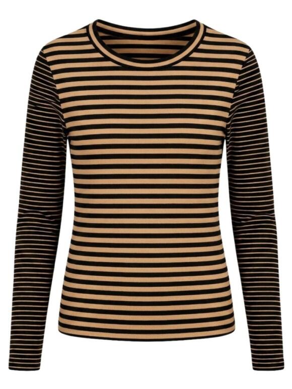 One Two Luxzuz - One Two Luxzuz Zegzag mocca t-shirt One Two Luxzuz - One Two Luxzuz Zegzag mocca t-shirt