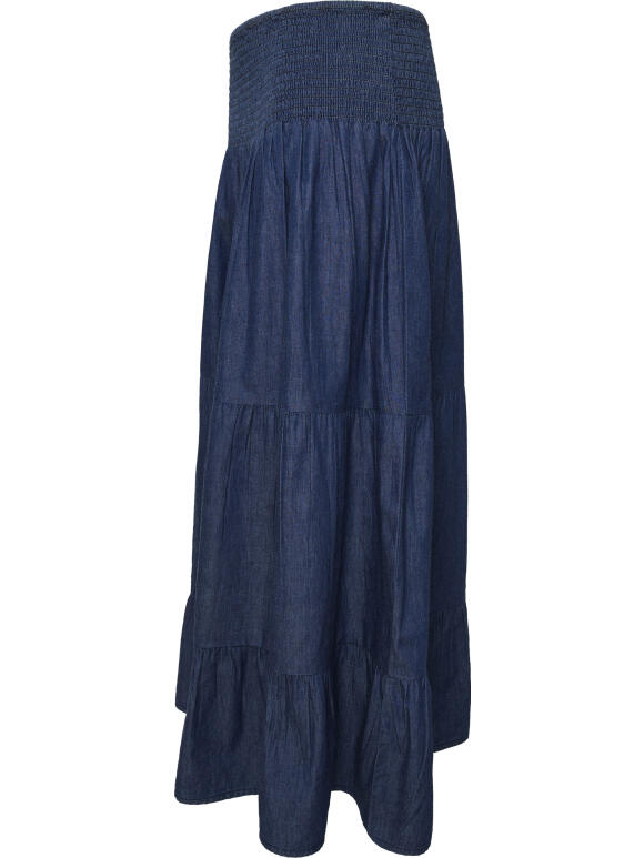 Ofelia - Ofelia Dala mørk denim Nederdel