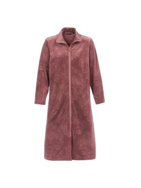 Trofé - Trofè mørk pink velour morgenkåbe