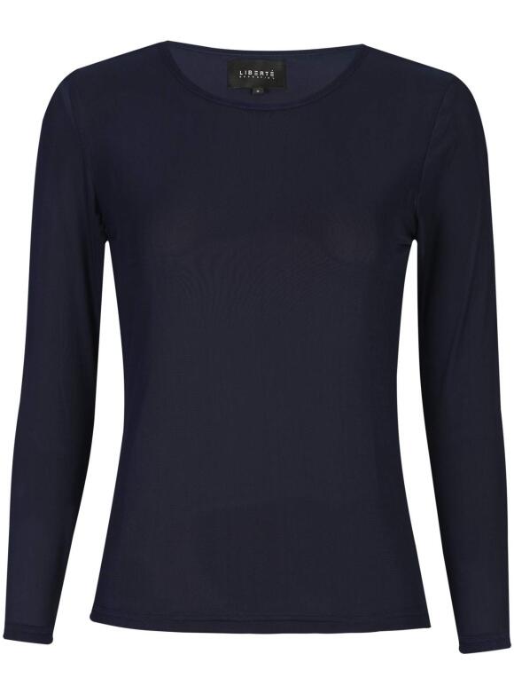 Libertè Essentiel - Libertè Essentiel marine mesh bluse