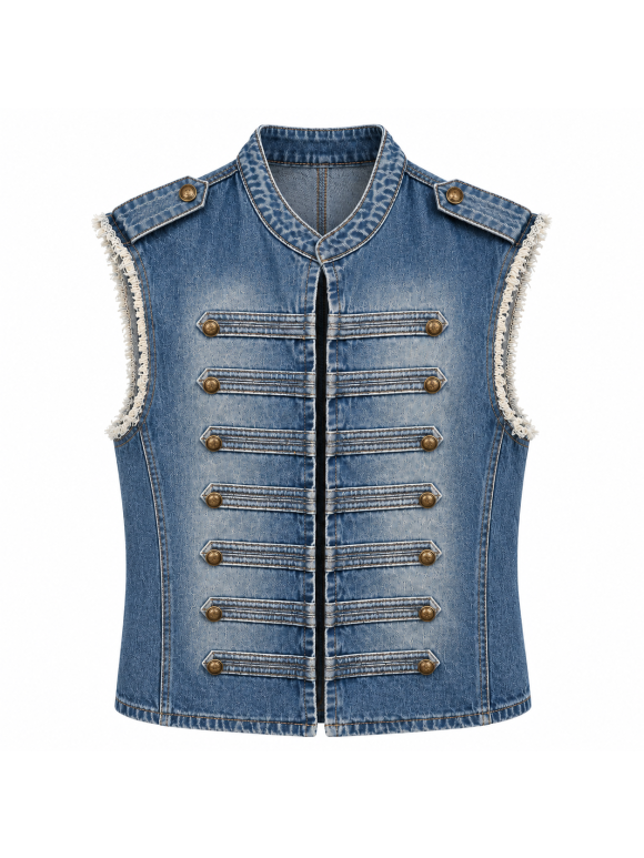 Marta Du Château - Marta Du Chateau Holiday denim Vest