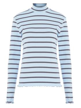 One Two Luxzuz Wollenio sky blue t-shirt