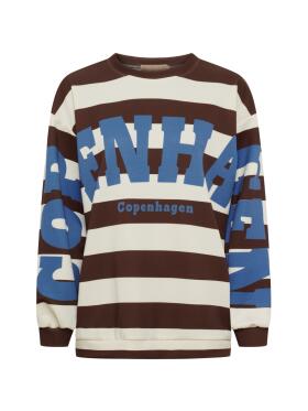 Marta Du Chateau Nerina brun Sweat-Shirt Marta Du Chateau Nerina brun Sweat-Shirt