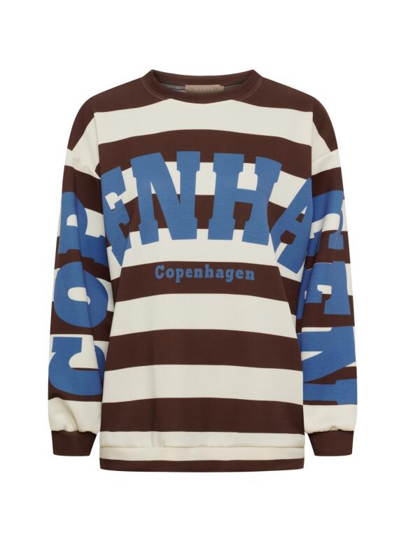 Marta Du Château - Marta Du Chateau Nerina brun Sweat-Shirt Marta Du Château - Marta Du Chateau Nerina brun Sweat-Shirt
