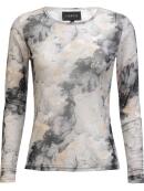 Libertè Essentiel - Liberte` Essentiels grå mesh Bluse Libertè Essentiel - Liberte` Essentiels grå mesh Bluse