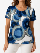 Sunday - Sunday 6137 blå Bluse Sunday - Sunday 6137 blå Bluse