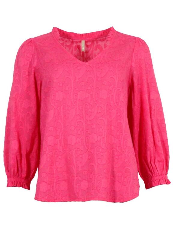 Ofelia - Ofelia Hilde pink  bluse