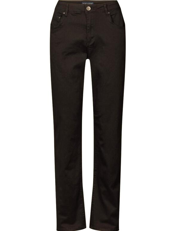 Marc Lauge - Marc Lauge Normal fit brun twill jeans