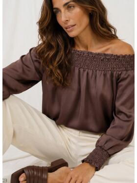 Marta Du Chateau Verona brun Bluse