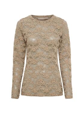 Marta Du Chateau Primula beige Bluse Marta Du Chateau Primula beige Bluse