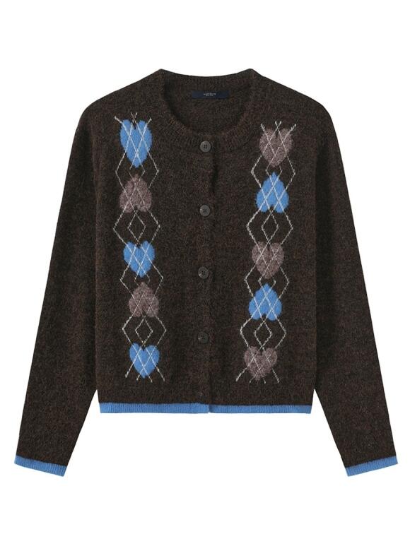 One Two Luxzuz - One Two Luxzuz Zazia brun Cardigan One Two Luxzuz - One Two Luxzuz Zazia brun Cardigan