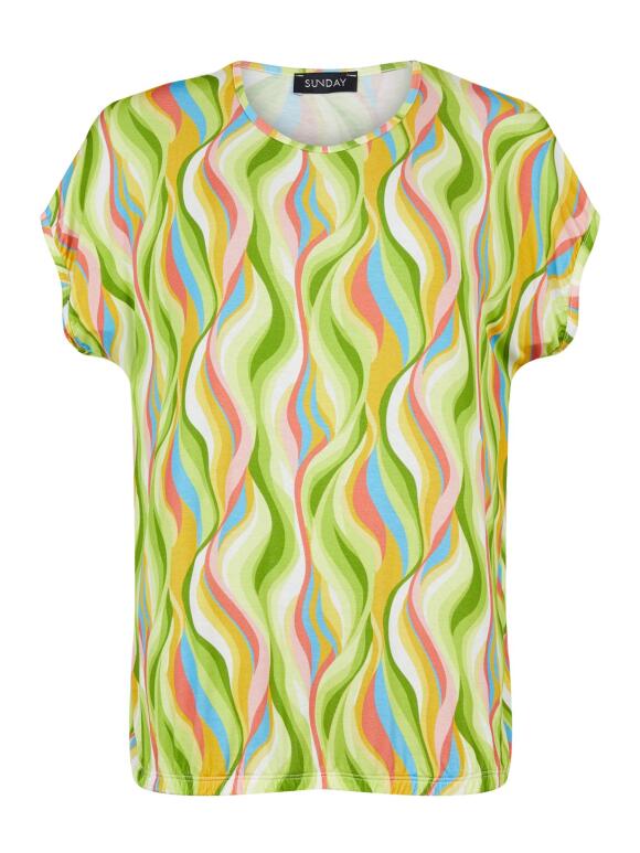 Sunday - Sunday lime elastik Bluse