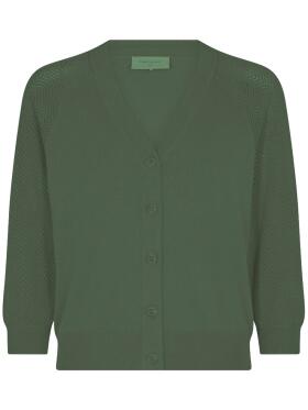 Freequent  - Freequent Plain grøn Cardigan