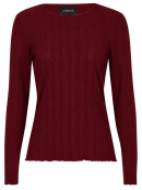 Libertè Essentiel - Libertè Essentiel Natalia 9914 mørk rød t-shirt Libertè Essentiel - Libertè Essentiel Natalia 9914 mørk rød t-shirt