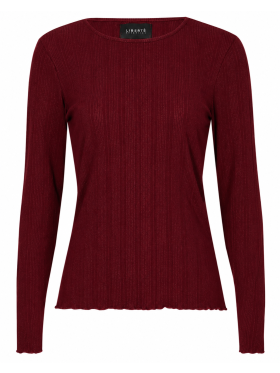 Libertè Essentiel Natalia 9914 mørk rød t-shirt