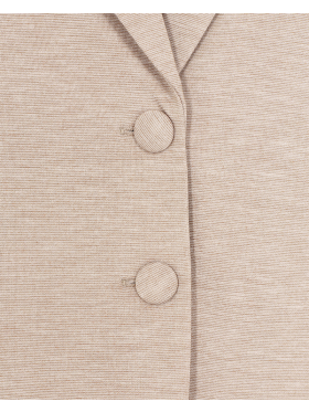 FreeQuent meleret sandfarvet blazer