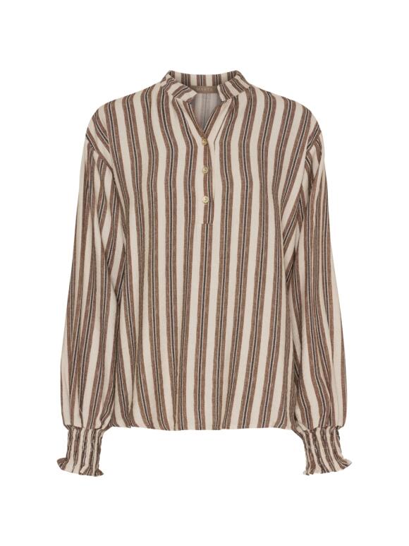 Marta Du Château - Marta Du Chateau Zella brun skjorte Marta Du Château - Marta Du Chateau Zella brun skjorte